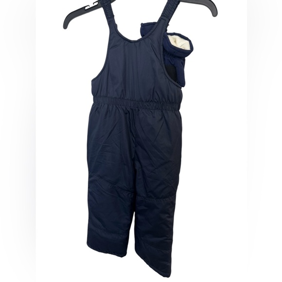 Osh Kosh B’Gosh Boys Perfect Snowbib Snowsuit Skibib Pants Navy 4T - Picture 2 of 6